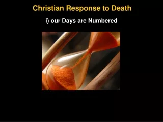 Christian Response to Death