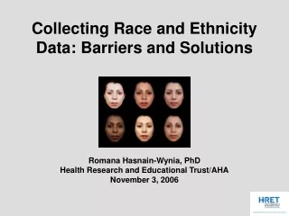 Collecting Race and Ethnicity Data: Barriers and Solutions