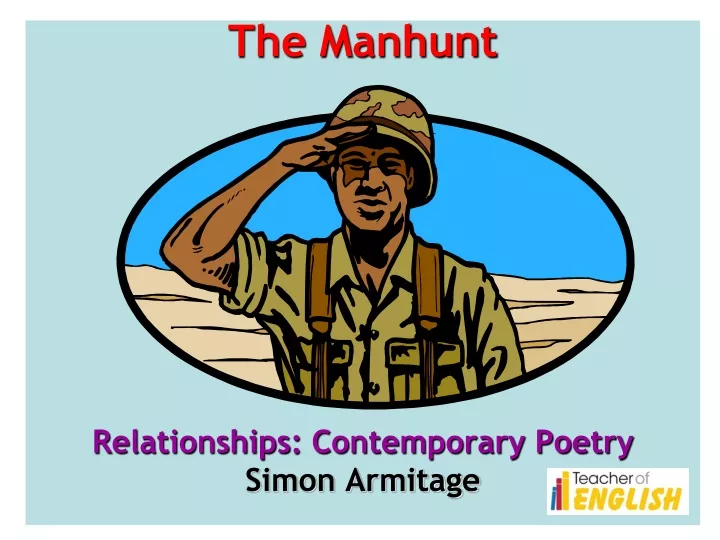the manhunt relationships contemporary poetry