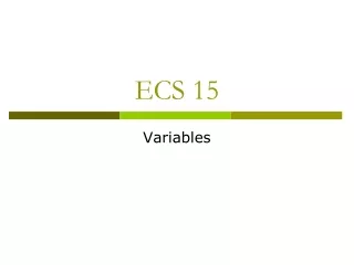 ECS 15