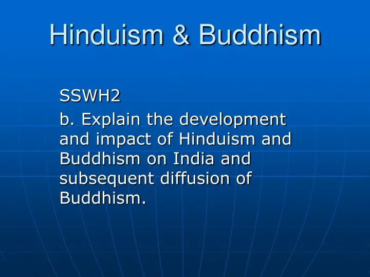 hinduism buddhism