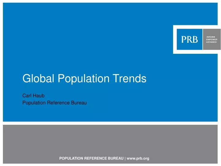 global population trends