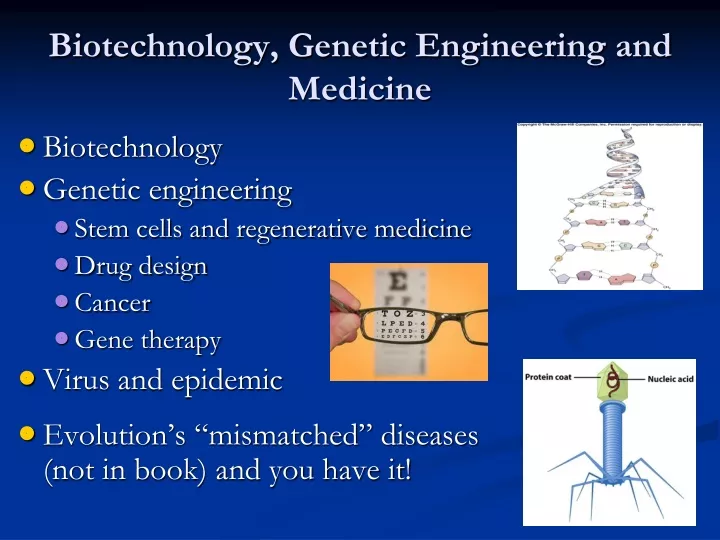 biotechnology genetic engineering and medicine