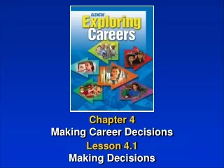 Chapter 4 Making Career Decisions