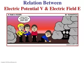 Relation Between Electric Potential V &amp; Electric Field E