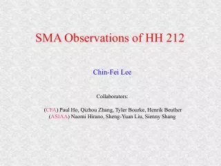 SMA Observations of HH 212