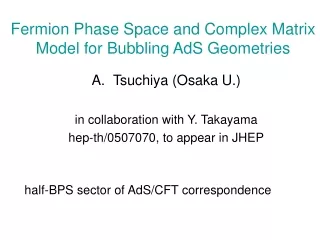 Fermion Phase Space and Complex Matrix Model for Bubbling AdS Geometries