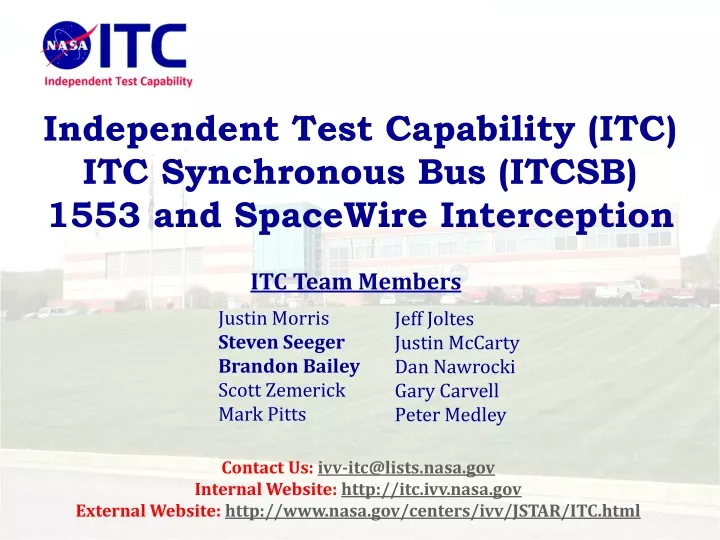 independent test capability itc itc synchronous