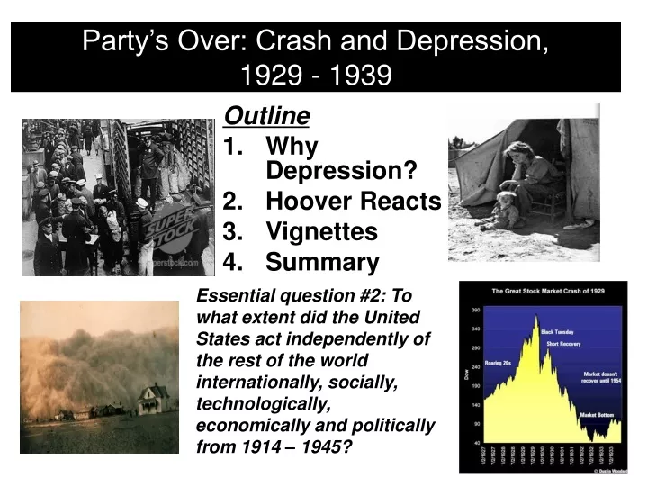 party s over crash and depression 1929 1939