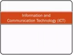 Comprehensive Information and Communication Technology (ICT) Curriculum Structure - slide 1