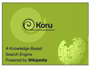 A Knowledge-Based  Search Engine  Powered by  Wikipedia