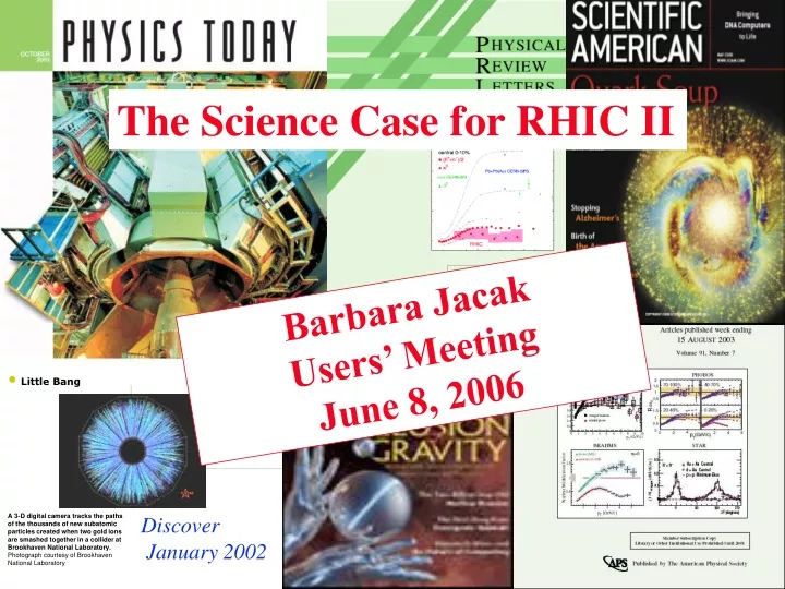 the science case for rhic ii