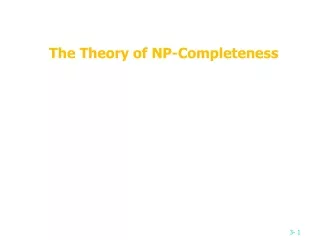 The Theory of NP-Completeness