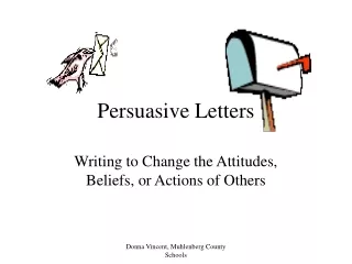 Persuasive Letters