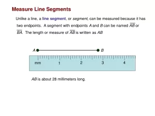 Measure Line Segments