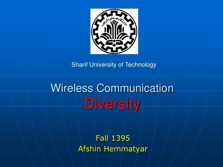 wireless communication diversity