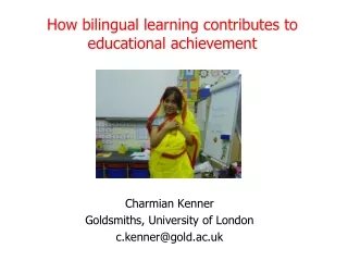 How bilingual learning contributes to educational achievement