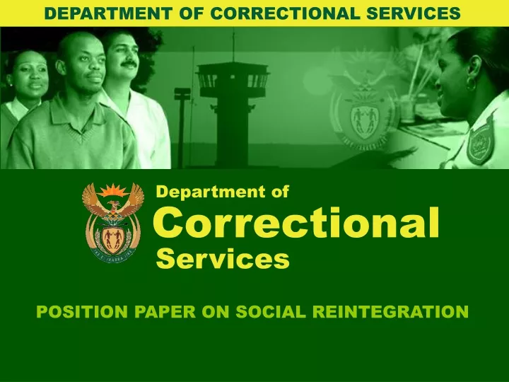 department of correctional services