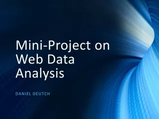 Mini-Project on Web Data Analysis