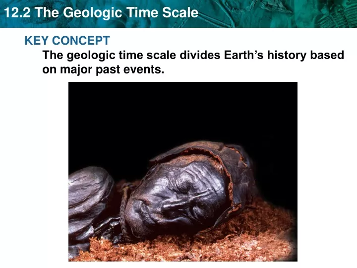 key concept the geologic time scale divides earth