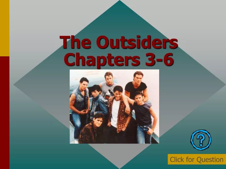 the outsiders chapters 3 6
