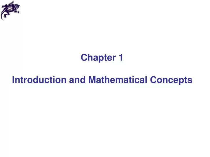 chapter 1 introduction and mathematical concepts