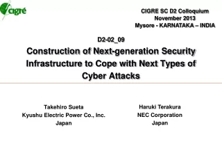 Takehiro  Sueta　　　　　　　　　　　　　　　 Kyushu Electric Power Co., Inc.  Japan