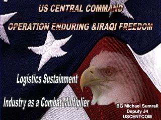 US CENTRAL COMMAND OPERATION ENDURING &amp;IRAQI FREEDOM