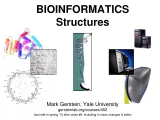 BIOINFORMATICS Structures