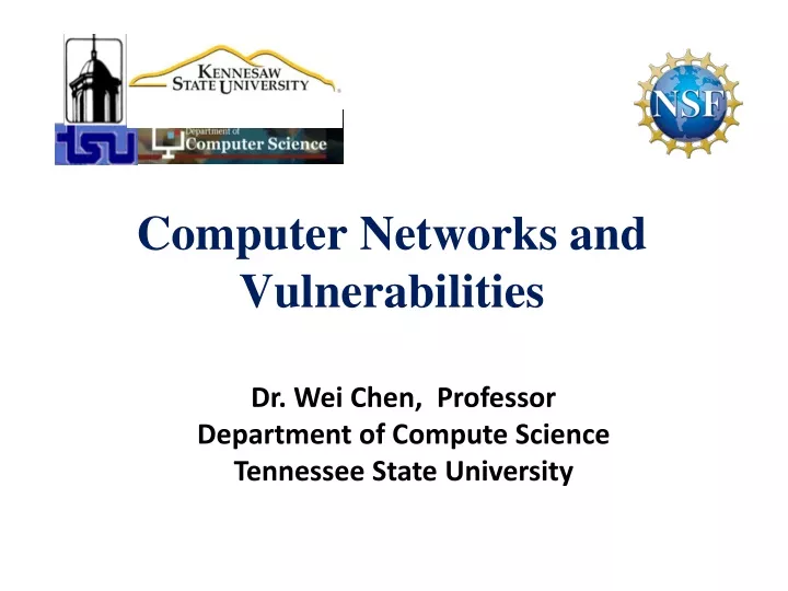 computer networks and vulnerabilities