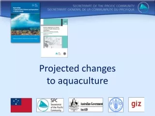 Projected changes  to aquaculture