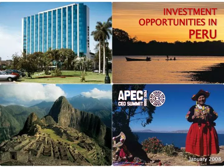 investment opportunities in peru