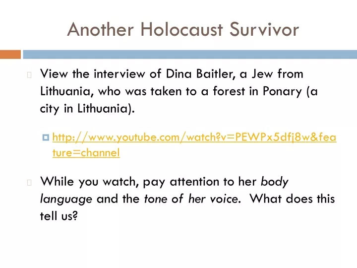 another holocaust survivor