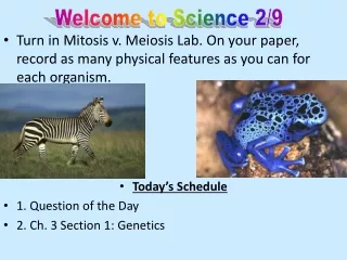 Welcome to Science 2/9