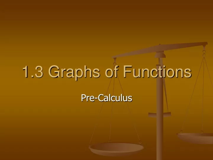 1 3 graphs of functions
