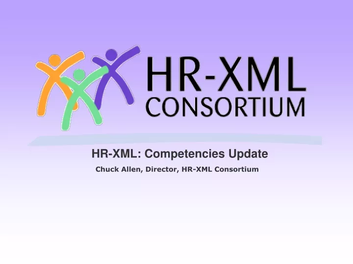 hr xml competencies update chuck allen director