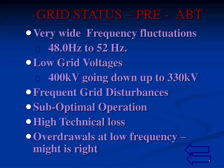 grid status pre abt