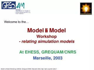 Model   Model Workshop - relating simulation models