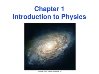 Chapter 1 Introduction to Physics