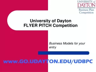 University of Dayton FLYER PITCH Competition