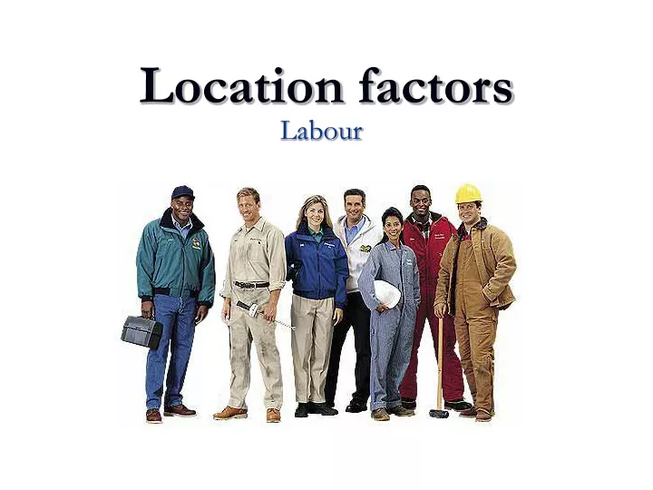 location factors