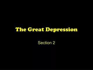 The Great Depression