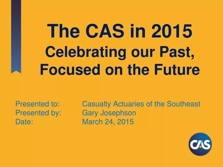 the cas in 2015