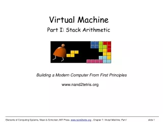 Virtual Machine Part I: Stack Arithmetic
