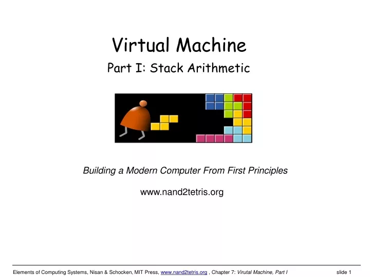 virtual machine part i stack arithmetic