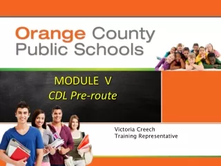 MODULE  V CDL Pre-route