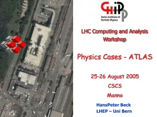 LHC  Computing and Analysis Workshop