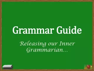 Grammar Guide