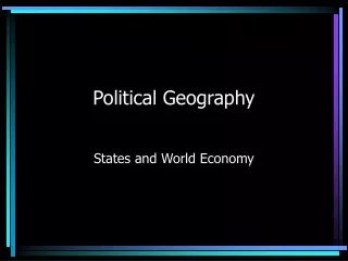 Political Geography