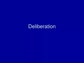 Deliberation